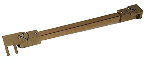 Barre de support de porte de douche en acier inoxydable sans cadre pour verre de 6,3 mm à 9,5 mm d'épaisseur 60 cm