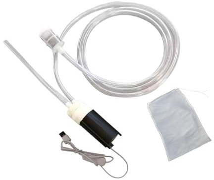 JISADER Tragbares Weinabsauggerät, elektrische USB-Weinpumpe, Brau-Siphonpumpe, Haushalts-Braugerät, 1.5 M