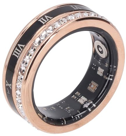 Smart Ring, Ring Zur Verfolgung Körperlicher Aktivität mit IP68 Wasserdicht, Unterstützt BT 5.1, App, Schrittzähler, Tragbarer Smart Ring Als Geburtstagsgeschenk (8)