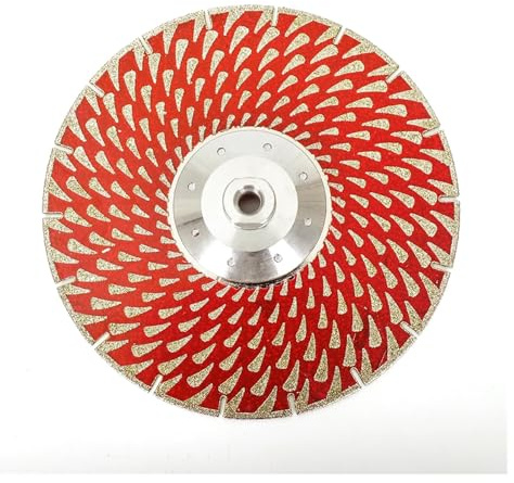 Aqxyxsw Lama for sega diamantata elettrodeposta da 9 230 mm Disco da taglio zincato Disco abrasivo for lucidatura di marmo, granito, piastrelle di ceramica, pietra lingli
