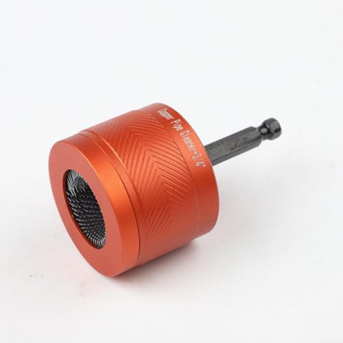 Copper Pipe Cleaner, 3/4” Drill Tube Cleaning Brush, Upgraded Aluminum Alloy Pipe Tube Cleaning Brushes Cleaners Plumbing Brush For Electric Drill Bit For Copper Pipe, Aluminum Pipe, Iron Pipe