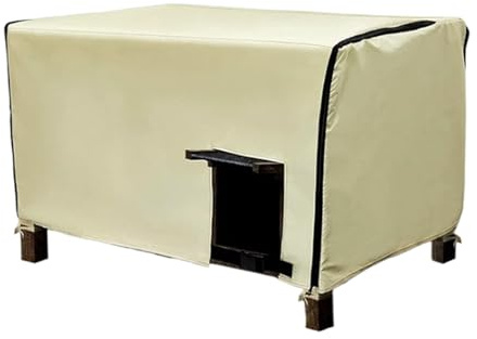 Generisch Hundekäfig-Abdeckung – Isolierte, Belüftete Privatsphäre, Hundehütten-Abdeckung Für Den Außenbereich, Wasserdicht, Für Den Winter, Draußen, Terrasse, Camping, Zuhause, Welpen