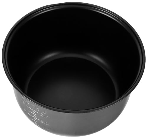 ANDRESLAD Cuve Intérieure Antiadhésive pour Cuiseur à Riz 3l, Accessoire Multifonction en Alliage D'aluminium, Compatible Autocuiseur, Revêtement Résistant, Bol de Remplacement pour Cuisson