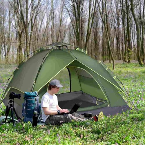 Wurfzelt ， Instant-Zelt Einmannzelt Automatisches FüR Trekking, Camping, Outdoor.