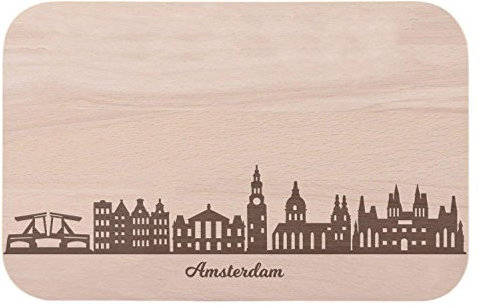 Planche à goûter Skyline Amsterdam – Petit-déjeuner & Idée de Cadeau pour stadtverliebte