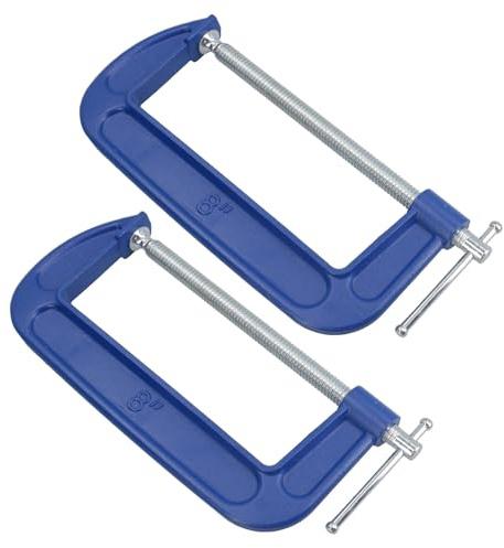 20,3 cm robuste G-Klemme C-Klemme Klammern Schraubzwinge Griff Halter Verschluss Holzbearbeitung 2 Stück