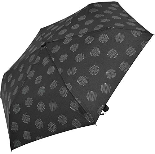 Doppler Damen Taschenschirm Fiber Havanna Soul Black
