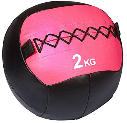 ZXQZ Schwergewichtiger Medizinball, Abs Gym Übung Boxen MMA Training Fitness Crunches 2 kg / 3 kg / 4 kg / 5 kg / 6 kg / 7 kg / 8 kg / 9 kg / 10 kg Gewicht, 1 Stück (Size : 2kg)