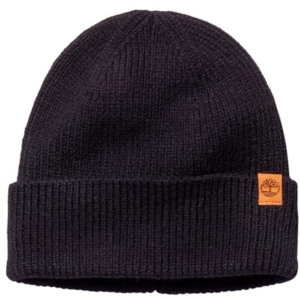 Timberland Fisherman Beanie, Cappello a Cuffia Uomo, Schwarz,