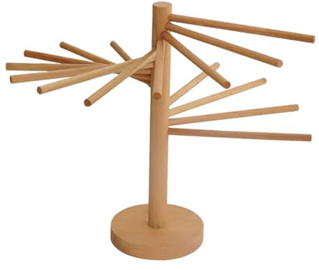 Amosfun Tendedero De Espaguetis Tendedero De Fideos De Madera Soporte Para Secar Pasta Cocinas Domésticas Para Colgar Fideos Frescos