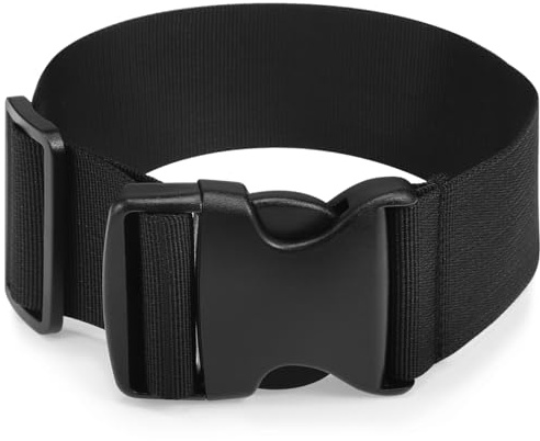 ifundom Sangle Réglable en Nylon 5 CM X 50 CM pour Paquet Banane Rallonge de Ceinture Robuste Extension Pratique pour Bagages et Bandoulières pour Voyage et Usage Quotidien