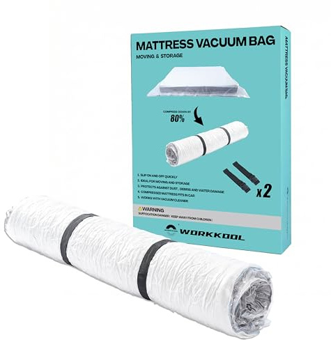 Vakuumbeutel für Matratzen bis 180x200cm (Beutelgröße: 240x250cm),Matratzen Vakuumbeutel für Schaumstoff/Latexmatratzen Vakuumbeutel Matratze vakuumieren