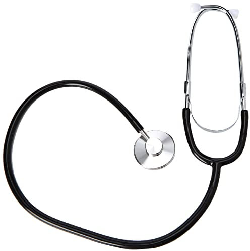 Timesco TD1-13-107 Timesco TD113107 Ruby Single Head Stethoscope, Black