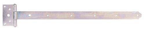Alberts 311063 Kreuzgehänge | mit verpresstem Stift | galvanisch verzinkt, dickschichtpassiviert | Band 591 x 40 mm | Scharnier 103 x 59 mm