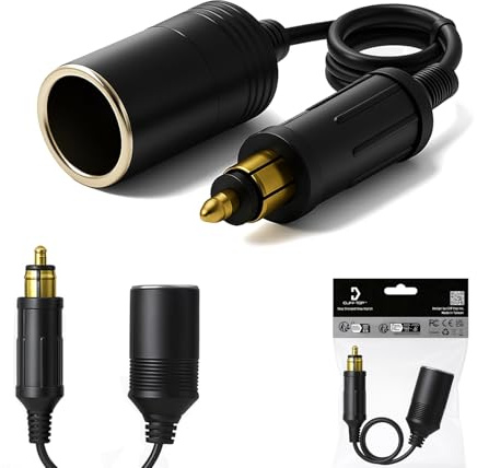 Cliff Top Cargador con extensión Tipo DIN al Encendedor de Cigarrillos del automóvil