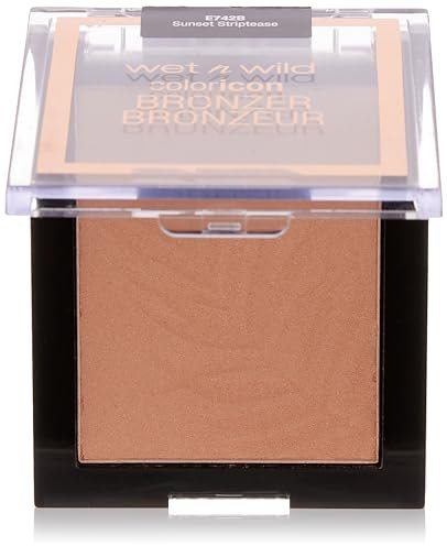 Wet n Wild, Color Icon Bronzer, Abbronzante Soffice e Cremoso con Gel Infuso, Formula Durevole, Per una Luminosità Come Se Fossi Baciata dal Sole e Abbronzatura Naturale, Vegano, Sunset Striptease