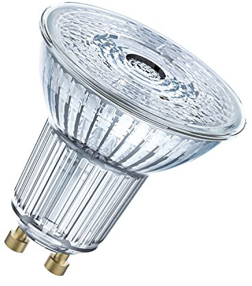 OSRAM Lampe à réflecteur Superstar, GU10-base, verre clair ,Blanc froid (4000K), 350 Lumen, Remplacement de la traditionnelle 50W-Ampoules 1-Pack