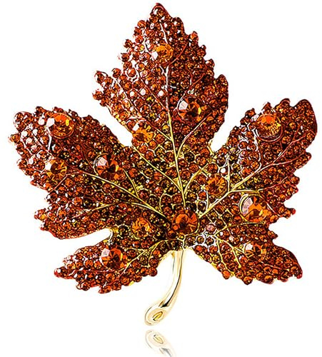 XSQD Broche Mujer, Mujer Broches creativos, Día de Madre Regalo, Broche de diamantes imitación de moda, Accesorios Regalos de joyería, aleación Decoración Brooch, flores Insignias pines