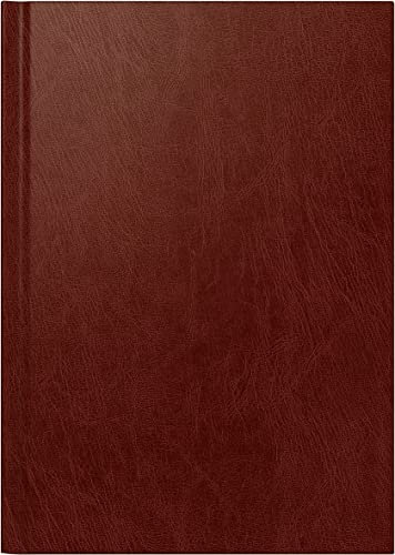 rido/idé Tageskalender Modell Chefplaner 2024 1 Seite = 1 Tag Blattgröße 14,5 x 20,6 cm weinrot