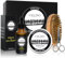 5 Piece Beard Grooming Kit for Men, including All Natural Beard Oil, Beard Balm with Sweet Orange Scent, Brush, Comb, Scissors, Storage Bag, Beard Care Set Christmas Birthday Father's Day Gift for Him