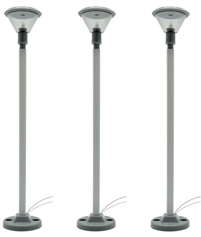 ML-Train 3X Bahnsteiglampe Schweiz Bergün für Garteneisenbahn-Anlagen Spur-G Zubehör