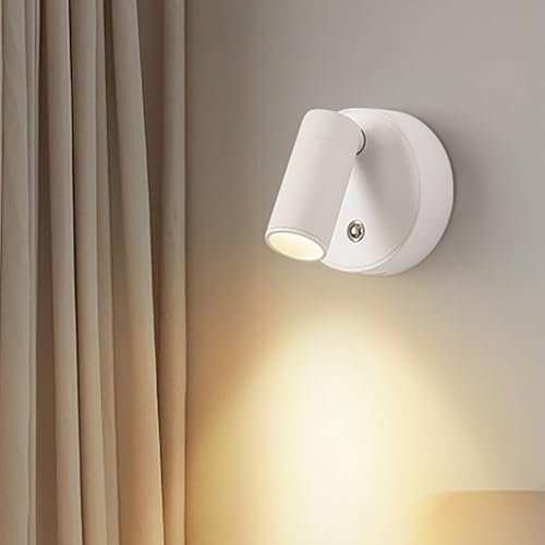 MRDEER LED Wandleuchte Innen Kabellos Wandbeleuchtung Akku Stufenloses Dimmbar Wandstrahler Innen 3 Farben Einstellbar Magnetische Wandlampe für Wohnzimmer, Schlafzimmer, Arbeitszimmer