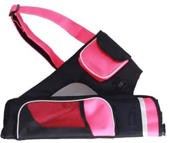 KXWDKJ Carcaj de cadera para flechas con cinturón ajustable, funda para flechas, incluye 3 soportes para tubos de flecha para sostener 20-30 flechas (rosa)