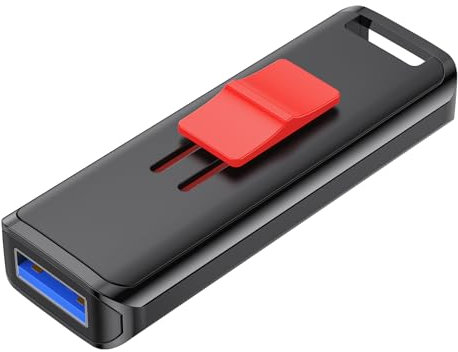 JOIOT 128GB USB Stick, Memory Stick up to 450 MB/s Read Speeds, USB 3.2 Flash Drive with Retractable Design for Data Storage, Fast USB Drive Thumb Drive for Laptop, PC