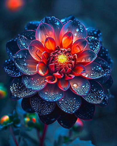 Dahlia Bulbs for Planting,Dahlia Tubers UK,Flowering Rhizome, Dahlia Bulbs Mix,Excellent Display Indoor Perennial Balcony Garden Bulbs-4bulbs-A