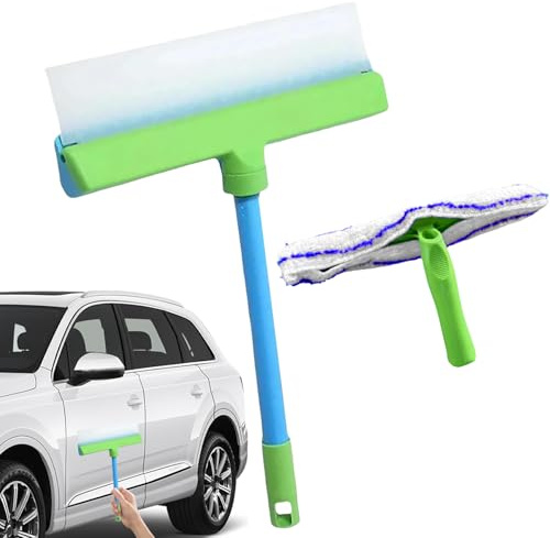 Raclette de Douche, Silicone Raclette Vitre Portable Essuie-Glace de Salle Bain Essuie-vitre pour Douche, Salle Bain, carrelage, Miroir, fenêtre