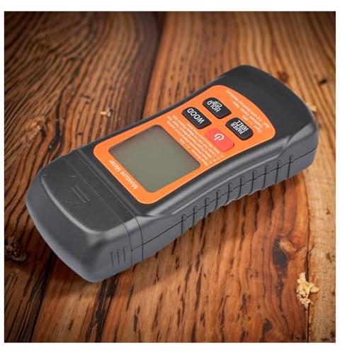 Igrometro, Misuratore di umidità del legno a due pin con display della temperatura, lettore digitale for test di alberi for legname e calcestruzzo