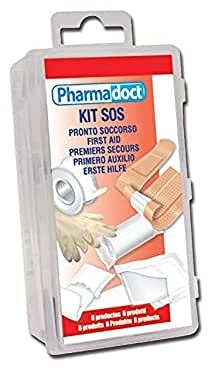 Pharmadoct Kit Pronto Soccorso, 8 Prodotti, confezione da 8 Kit