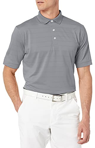Callaway Men's Golf Short Sleeve Pique Open Mesh Polo Shirt, Quiet Shade, XX-Large