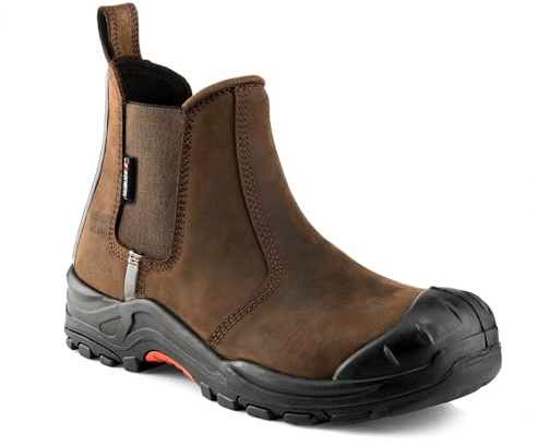 Buckler NKZ101BR Safety Dealer Boot in Brown Sizes 6-13 (11 UK)