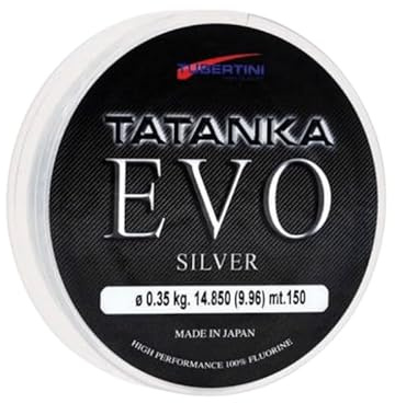 Tubertini Filo da Pesca Tatanka Evo Silver 0.16 mm 150 m in Fluoirine