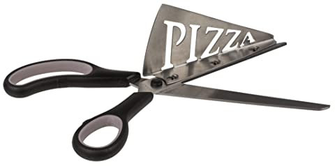 Pizzaschneider Pizzaschere mit Pizzaheber, Edelstahl Küchenschere, spülmaschinenfest