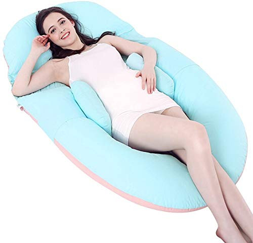 Schwangerschaftskissen Seitenschläferkissen Zum Schlafen U-Form Lagerungskissen Für Kissen Lagerungskissen Relaxkissen Komfortables Baby-Kissen & Stillkissen F,150×84×20cm