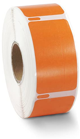 BETCKEY - 2 Rotoli 11355 Etichette Colorate(Arancione) Compatibile con DYMO S0722550, 19mm x 51mm, 1000 Etichette di Ritorno Utilizzo per LabelWriter 450 4XL NON per 550 o 5XL