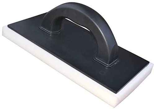 AERZETIX - C54535 - Frattone di finitura in schiuma a alta densità - 280x140x25mm - cazzuola per pulizia fughe di piastrelle - manico in plastica