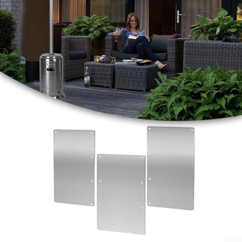 Bouclier réflecteur de chauffage de terrasse, réflecteur de chauffage, réflecteur de chaleur pour chauffages ronds au gaz naturel et au propane