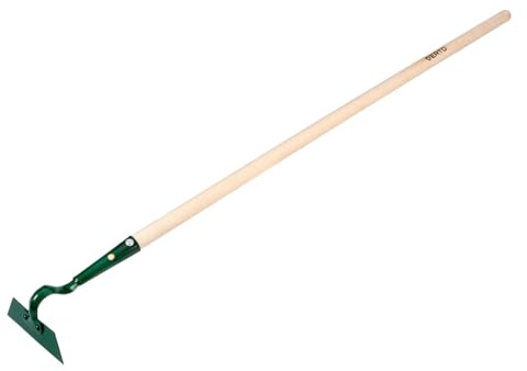 VERTO Garden Hacke, Garten, Kübel, Balkonkästen, Beete, für die Pflege | Den Unkraut, Jäten des Bodens, Gartenhacke Garten Werkzeug, Breite: 14–16 cm (Trapezförmige Hacke Breite: 14 cm)
