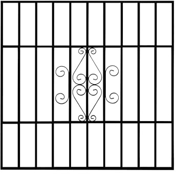 Guardian Window Bar Window Security Bars Guards for Prevent Burglary Strong and Sturdy Window Guard Safety for Home Burglar Bars for Windows Anti-Rust (36''x36'')