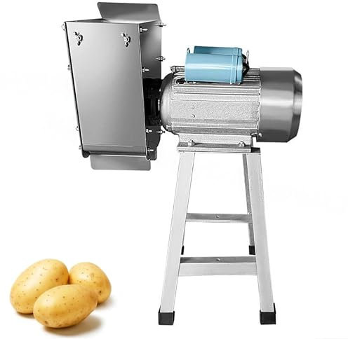 LHQYA Presse-purée en Acier Inoxydable 1100 W, Presse-purée Électrique, Vitesse/Sortie Rapide : 100-200 KG/H, pour Pommes De Terre/tomates
