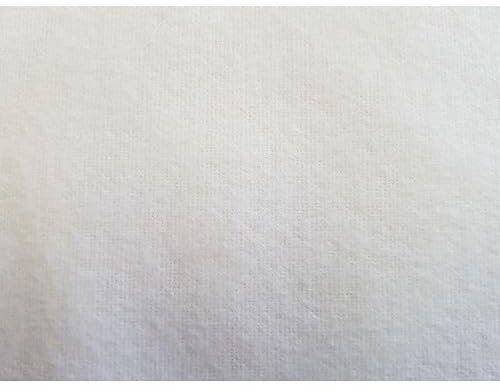 Dekomolton Stoff 100% Baumwolle weiß B1 schwer entflammbar 300 cm breit 2 mm dick Meterware Vorhänge Hintergrund Fotostudio Messe Theater Kino Moltonstoffe Baumwollstoffe zum Dekorieren
