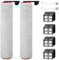 Zhufas Set di Accessori per Dreame H12 Pro Parti di Ricambio Aspirapolvere Umido e Secco, 2 Spazzole Rullo + 4 Filtro + 2 Spazzole, Pazzola a Rullo Autopulente Per Aspirapolvere Dreame H12 Pro