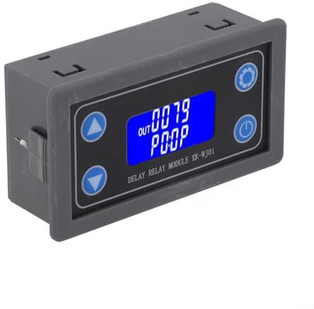 Interruptor inteligente del contador de tiempo de la exhibición del LCD, tablero multifuncional del controlador, 12V