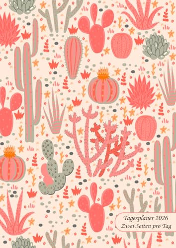 Terminplaner kalender 2026 a4 1 tag auf 2 seiten mit uhrzeit: Tagesplaner & Terminkalender 12 Monate. Professioneller chaos koordinator tagebuch 365 ... kalenderbuch organizer mit zeiteinteilung