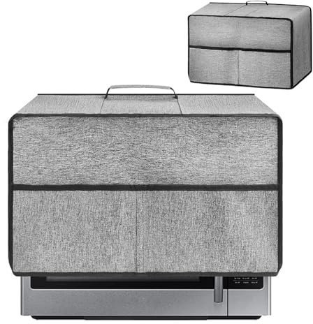 para pequeños electrodomésticos - impermeable antipolvo, para horno microondas con bolsillo delantero, para cocina, casa, mostrador, oficina, hotel, apartamento