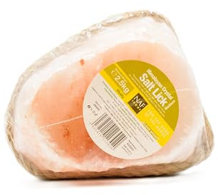 NAF Himalayan Salt Lick Medium – 100% Natural Rock Salt for Horses – Rich in Trace Minerals – Supports Hydration, Electrolyte Balance & Overall Health