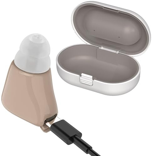 MEDca ITE Mini Rechargeable Ear Hearing Amplifier Fully Compliant with EU/UK Plugs & Sockets Safety Act